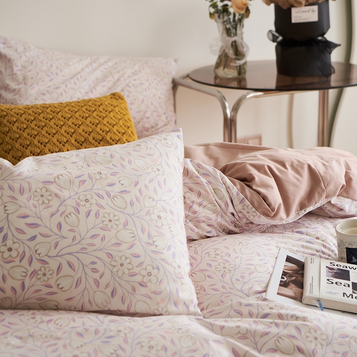 91家纺网 家纺一手货源 找家纺 希文家纺 2024新款全棉13372四件套-莱茵河畔系列 赫拉