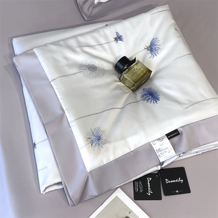 91家纺网 家纺一手货源 找家纺 （总）朵美 2025新款50支天丝印花夏被+夏被四件套