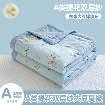 芯恋家居 2025新款提花泡泡棉夏被春秋被 森林兔