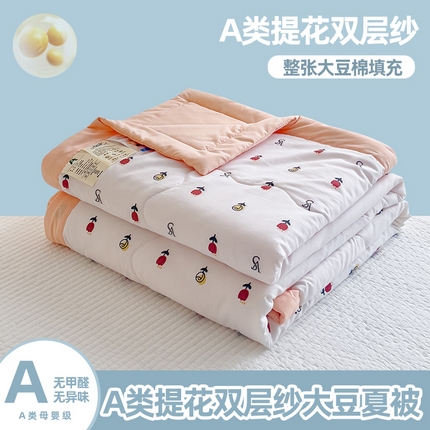 91家纺网 家纺一手货源 找家纺 芯恋家居 2025新款提花泡泡棉夏被春秋被 花漾