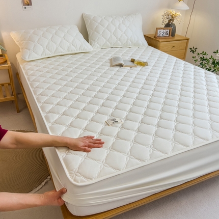 91家纺网 家纺一手货源 找家纺 （总）席世家2024新款A类原棉大豆抗菌夹棉床笠 