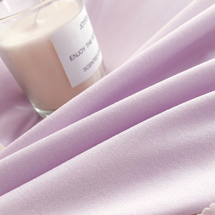 91家纺网 家纺一手货源 找家纺 水洗亲肤棉立体刺绣四件套公主风四件套 百花齐放-紫