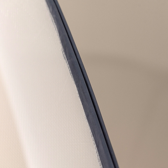 91家纺网 家纺一手货源 找家纺 佳梦家纺 2024新款学生款蒙古包蚊帐 小顶云顶-灰