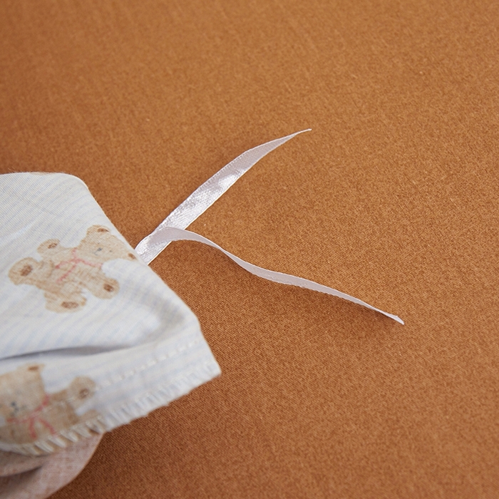 91家纺网 家纺一手货源 找家纺 一米阳光 2024新款小清新AB版全棉四件套 饼干熊