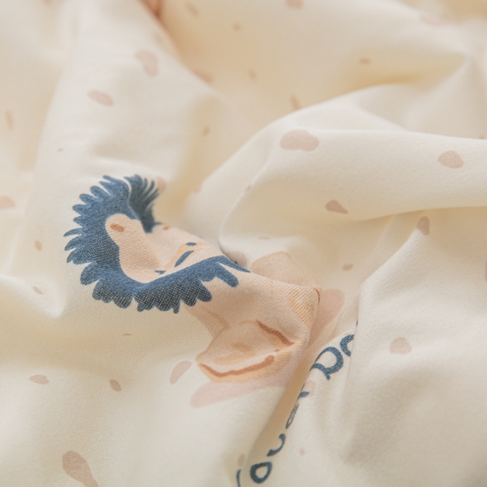 91家纺网 家纺一手货源 找家纺 眠优居 2024新款A类针织棉大豆纤维夏被 美好小狮熊