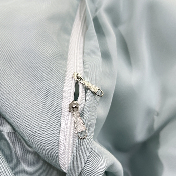 91家纺网 家纺一手货源 找家纺 娇逸家居 2025新款50支莱赛尔数码印花宽边拼角天丝四件套（可搭配同系列夏被和床盖） 多特