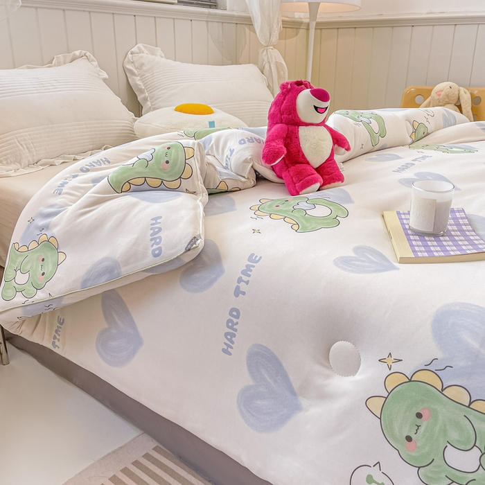 91家纺网 家纺一手货源 找家纺 （总）眠优居 2024新款A类针织棉大豆纤维夏被