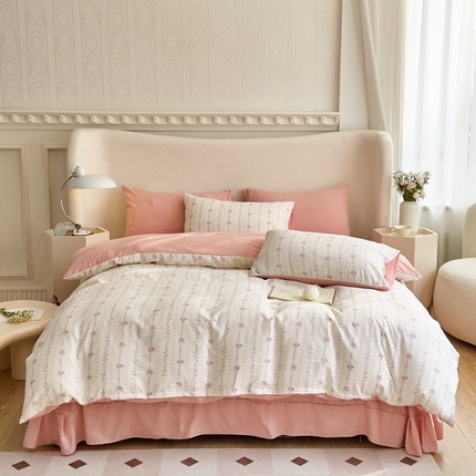 91家纺网 家纺一手货源 找家纺 （总）梦莱斯 2024新款提花泡泡棉四件套