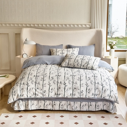 91家纺网 家纺一手货源 找家纺 （总）梦莱斯 2024新款提花泡泡棉四件套