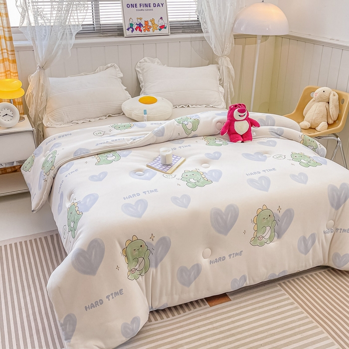 91家纺网 家纺一手货源 找家纺 （总）眠优居 2024新款A类针织棉大豆纤维夏被