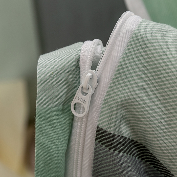 91家纺网 家纺一手货源 找家纺 琉宿家纺 2025新款全棉13372蕾丝夹棉印花床裙 普卡拉绿