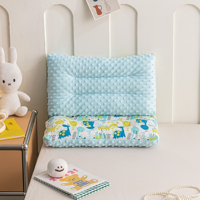 91家纺网 家纺一手货源 找家纺 芯元素 2024新款儿童全棉豆豆枕 萌萌恐龙