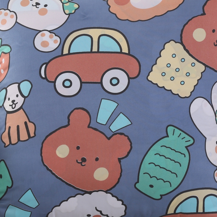 91家纺网 家纺一手货源 找家纺 铭宣家居 2025新增花型 亲肤柔软棉被抱枕被 天真烂漫