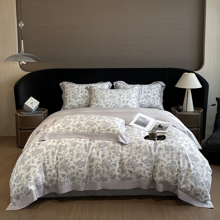 91家纺网 家纺一手货源 找家纺 （总）梵克保罗 2024莱赛尔数码印花四件套