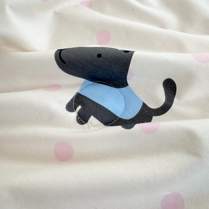 91家纺网 家纺一手货源 找家纺 星期八 2024新款全棉夏被四件套 旺仔