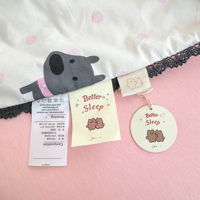 91家纺网 家纺一手货源 找家纺 星期八 2024新款全棉夏被四件套 旺仔