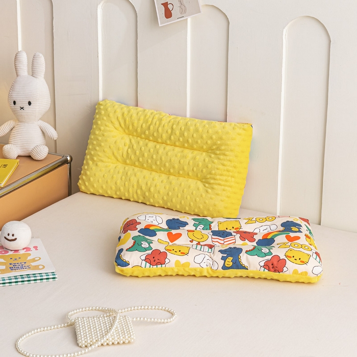 91家纺网 家纺一手货源 找家纺 芯元素 2024新款儿童全棉豆豆枕 动物乐园