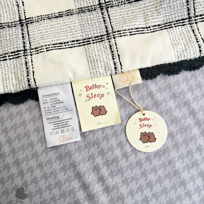 91家纺网 家纺一手货源 找家纺 星期八 2024新款全棉夏被四件套 奈香