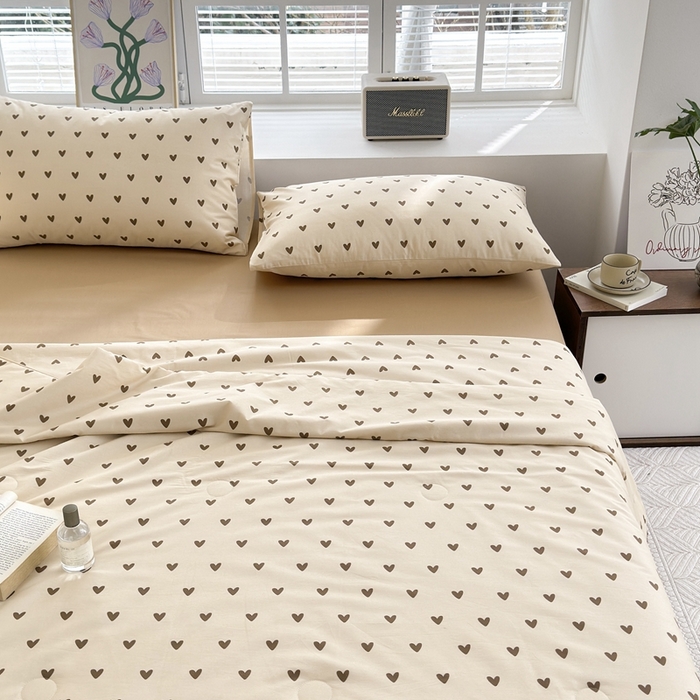 91家纺网 家纺一手货源 找家纺 （总）星期八 2024新款全棉夏被四件套