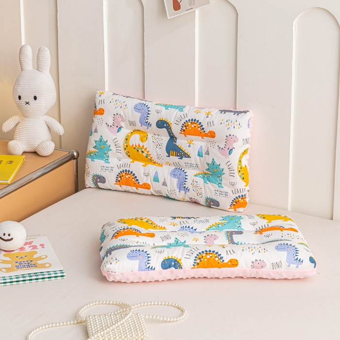 91家纺网 家纺一手货源 找家纺 芯元素 2024新款儿童全棉豆豆枕 恐龙时代