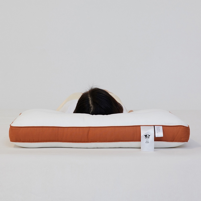 91家纺网 家纺一手货源 找家纺 安莱生活 2024新款5A抗菌早餐派创意系列枕芯-中枕-吐司枕 白色48*74cm一只