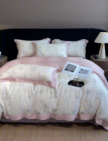 91家纺网 家纺一手货源 找家纺 （总）梵克保罗 2024莱赛尔数码印花四件套