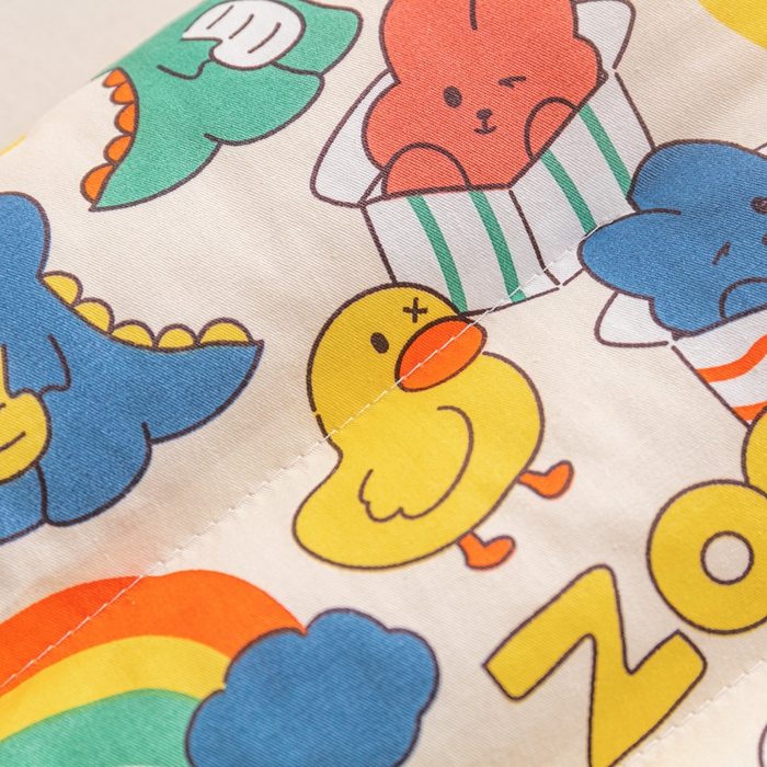 91家纺网 家纺一手货源 找家纺 芯元素 2024新款儿童全棉豆豆枕 动物乐园