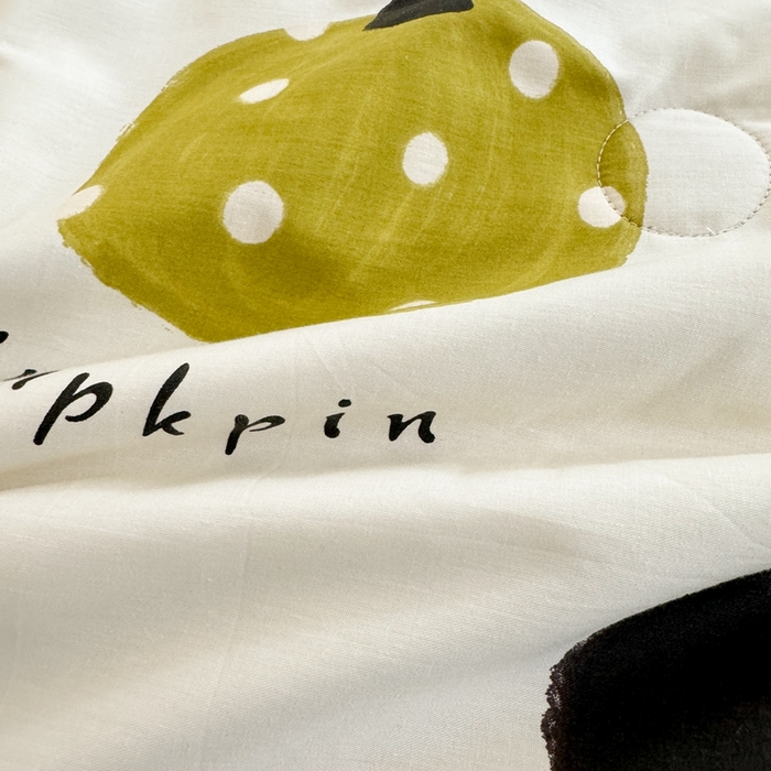 91家纺网 家纺一手货源 找家纺 星期八 2024新款全棉夏被四件套 小南瓜