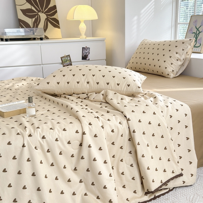 91家纺网 家纺一手货源 找家纺 （总）星期八 2024新款全棉夏被四件套