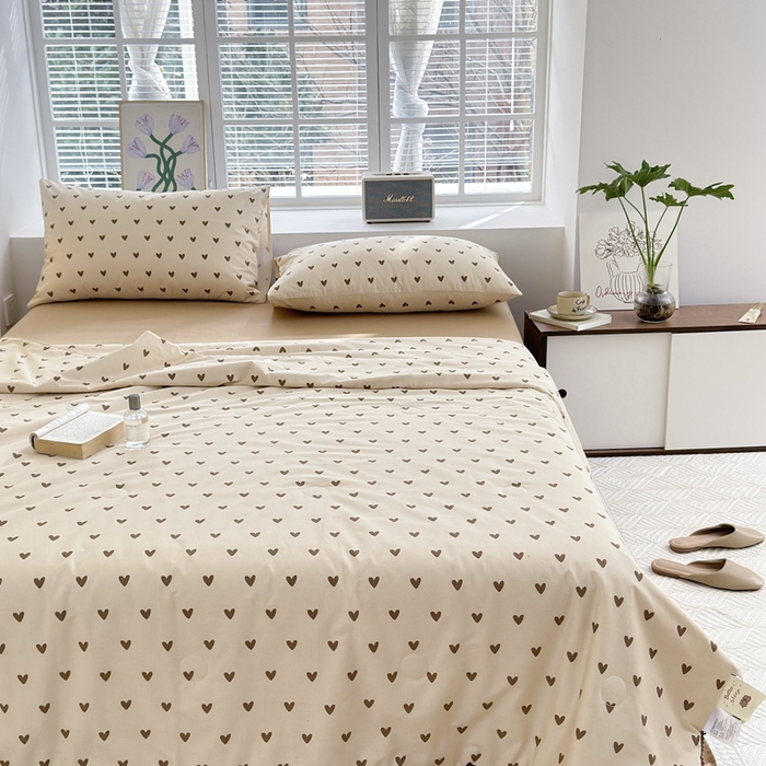 91家纺网 家纺一手货源 找家纺 （总）星期八 2024新款全棉夏被四件套