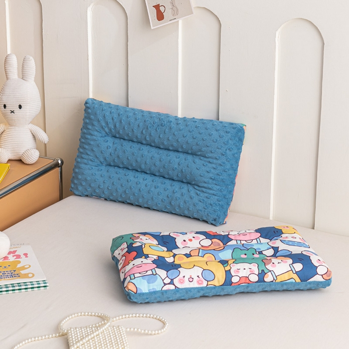 91家纺网 家纺一手货源 找家纺 芯元素 2024新款儿童全棉豆豆枕 小伙伴们