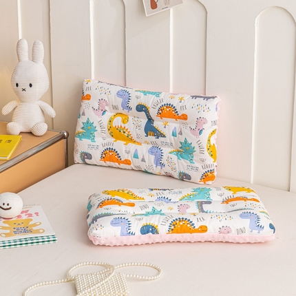 91家纺网 家纺一手货源 找家纺 芯元素 2024新款儿童全棉豆豆枕 恐龙时代