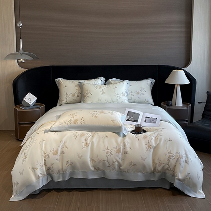 91家纺网 家纺一手货源 找家纺 （总）梵克保罗 2024莱赛尔数码印花四件套