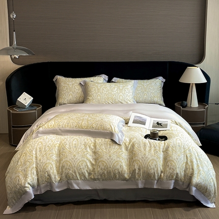 91家纺网 家纺一手货源 找家纺 （总）梵克保罗 2024莱赛尔数码印花四件套