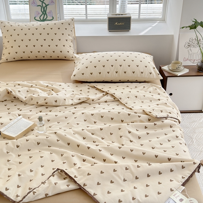 91家纺网 家纺一手货源 找家纺 （总）星期八 2024新款全棉夏被四件套