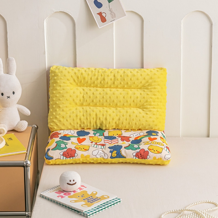 91家纺网 家纺一手货源 找家纺 芯元素 2024新款儿童全棉豆豆枕 动物乐园