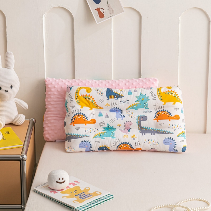 91家纺网 家纺一手货源 找家纺 芯元素 2024新款儿童全棉豆豆枕 恐龙时代
