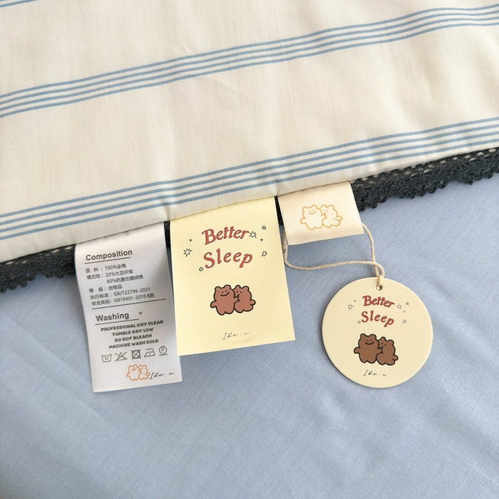 91家纺网 家纺一手货源 找家纺 星期八 2024新款全棉夏被四件套 小猫