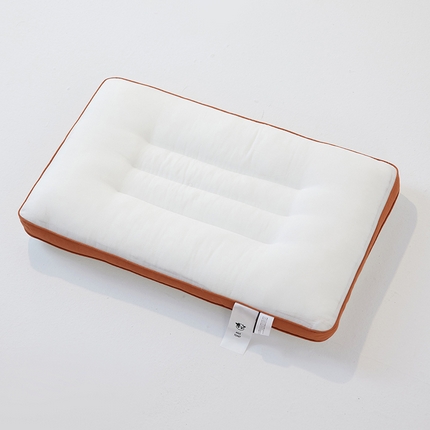 91家纺网 家纺一手货源 找家纺 安莱生活 2024新款5A抗菌早餐派创意系列枕芯-低枕-饼干枕 白色48*74cm一只