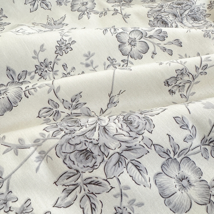 91家纺网 家纺一手货源 找家纺 星期八 2024新款全棉夏被四件套 白山茶