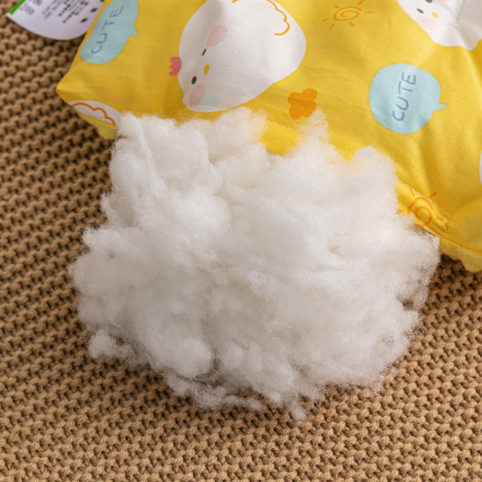 91家纺网 家纺一手货源 找家纺 芯元素 2024新款儿童全棉豆豆枕 咕咕小鸡