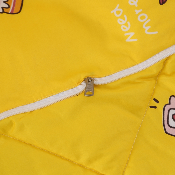 91家纺网 家纺一手货源 找家纺 铭宣家居 2025新增花型 亲肤柔软棉被抱枕被 甜心生活