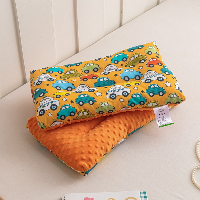 91家纺网 家纺一手货源 找家纺 芯元素 2024新款儿童全棉豆豆枕 卡通汽车