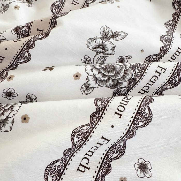 91家纺网 家纺一手货源 找家纺 星期八 2024新款全棉夏被四件套 黑茶