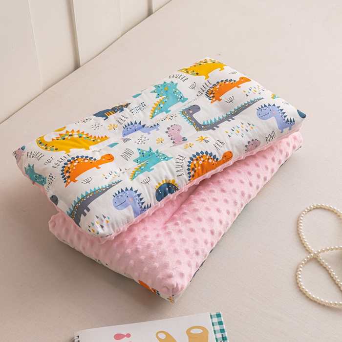 91家纺网 家纺一手货源 找家纺 芯元素 2024新款儿童全棉豆豆枕 恐龙时代