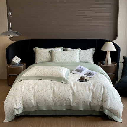 91家纺网 家纺一手货源 找家纺 （总）梵克保罗 2024莱赛尔数码印花四件套