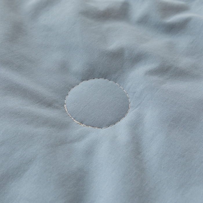 91家纺网 家纺一手货源 找家纺 寐眠 2024新款全棉水洗棉刺绣夏被夏被四件套 冰川苍蓝