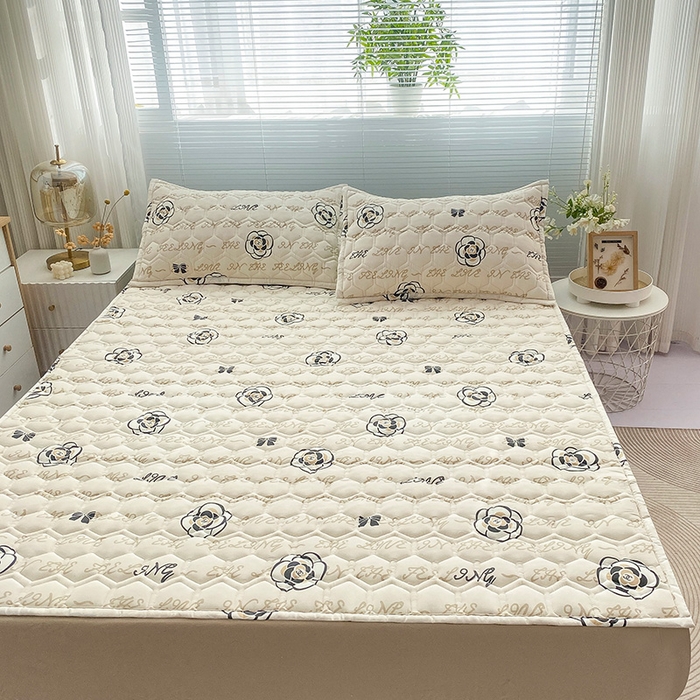 91家纺网 家纺一手货源 找家纺 恋绒家纺 2025新款A类纯棉（隔尿 防水）抗菌软床垫 莱卡时尚