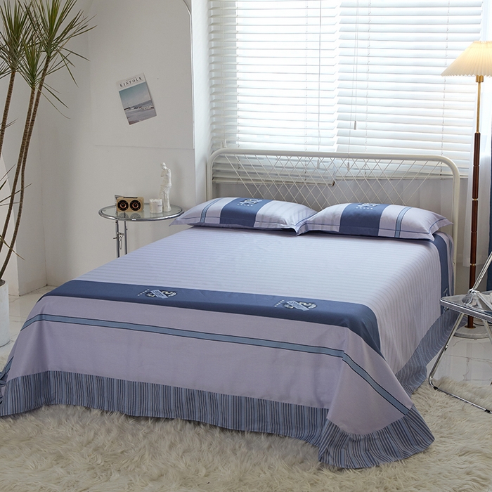 91家纺网 家纺一手货源 找家纺 启航家居 2025春夏直播爆款全棉大版印花四件套 罗马之旅