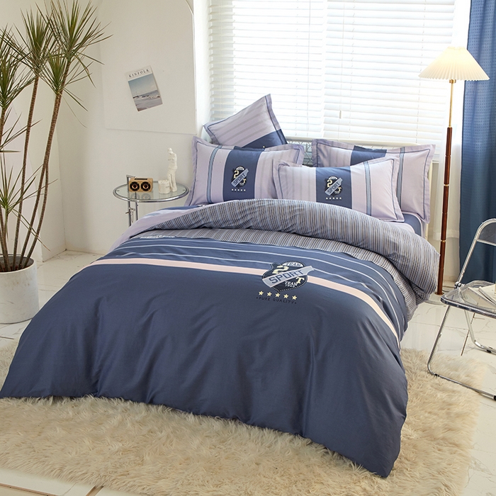 91家纺网 家纺一手货源 找家纺 启航家居 2025春夏直播爆款全棉大版印花四件套 罗马之旅